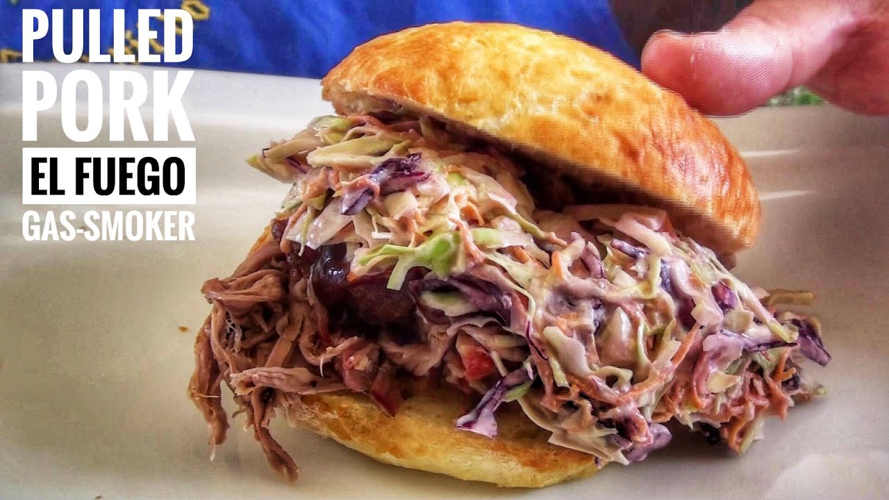 25 Pulled Pork aus dem El Fuego Portland Gas Smoker der