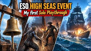 ESO High Seas of Tamriel Event! - My First Solo Play Through|Part 1: Ship Battle Chaos #eso #tamriel