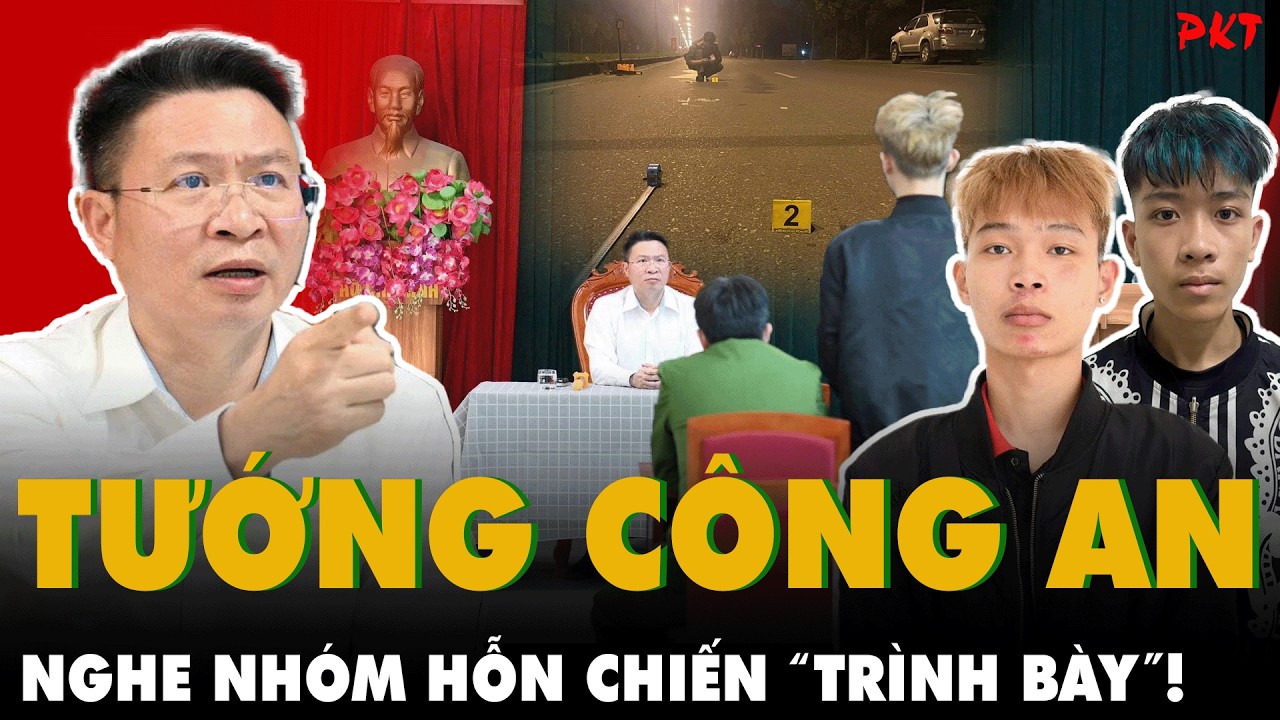 Giám đốc Công an Phú Thọ TRỰC TIẾP NGHE NHÓM HỖN CHIẾN TRÌNH BÀY vụ ra tay với người đi đường