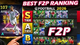 KONAMI FREE EPICS TIER LIST😱eFootball 2026 (Current META Ranking)