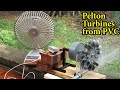 How to make a 3-phase Pelton turbine made from PVC pipes