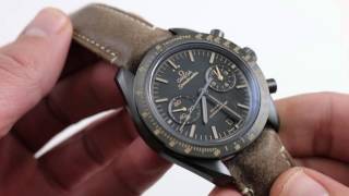 omega speedmaster dark side of the moon vintage black