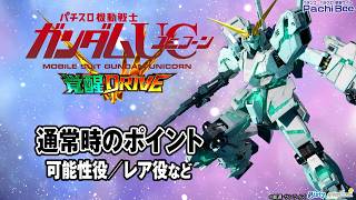 Lパチスロ 機動戦士ガンダムユニコーン 覚醒DRIVE】通常時のポイント