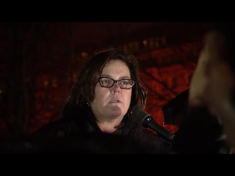 Rosie O'Donnell speaks at Resistance Address ahead of Trump's ...