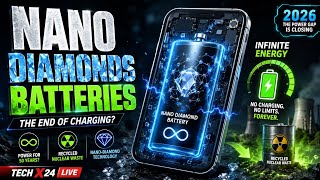 Nano Diamond Battery : Nuclear Battery Technology #nuclearbattery #chargingways #technology