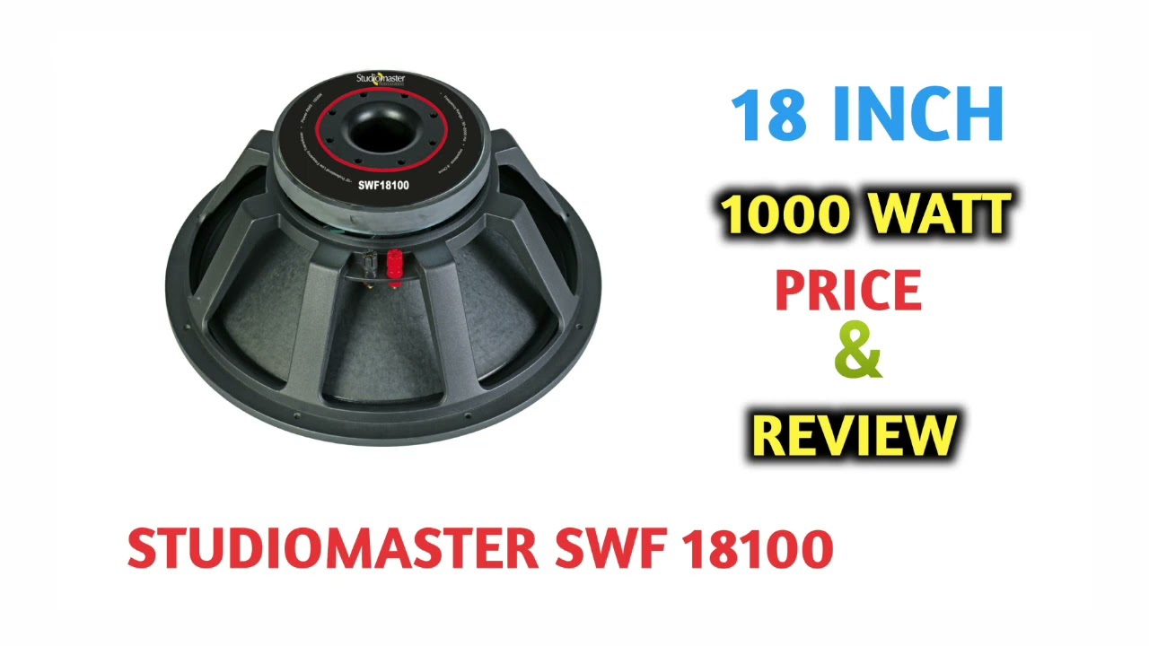Studiomaster SWF 18100 Price And Review !! DjMantu Sound