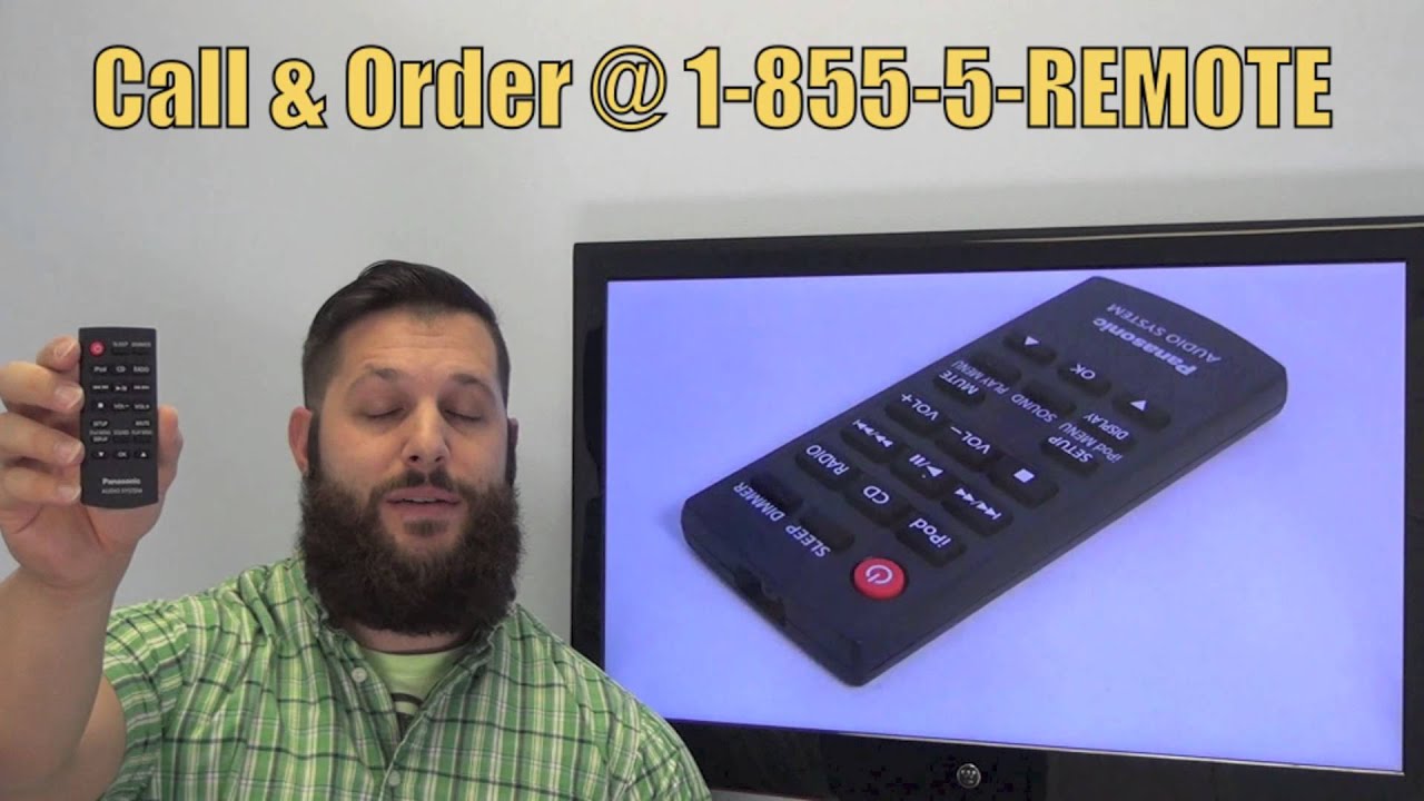 Panasonic N2QAYC000058 Audio System Remote