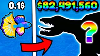 I FOUND MEGALADON! LEGENDARY FISHING GAME! - Roblox Fishing Game screenshot 3