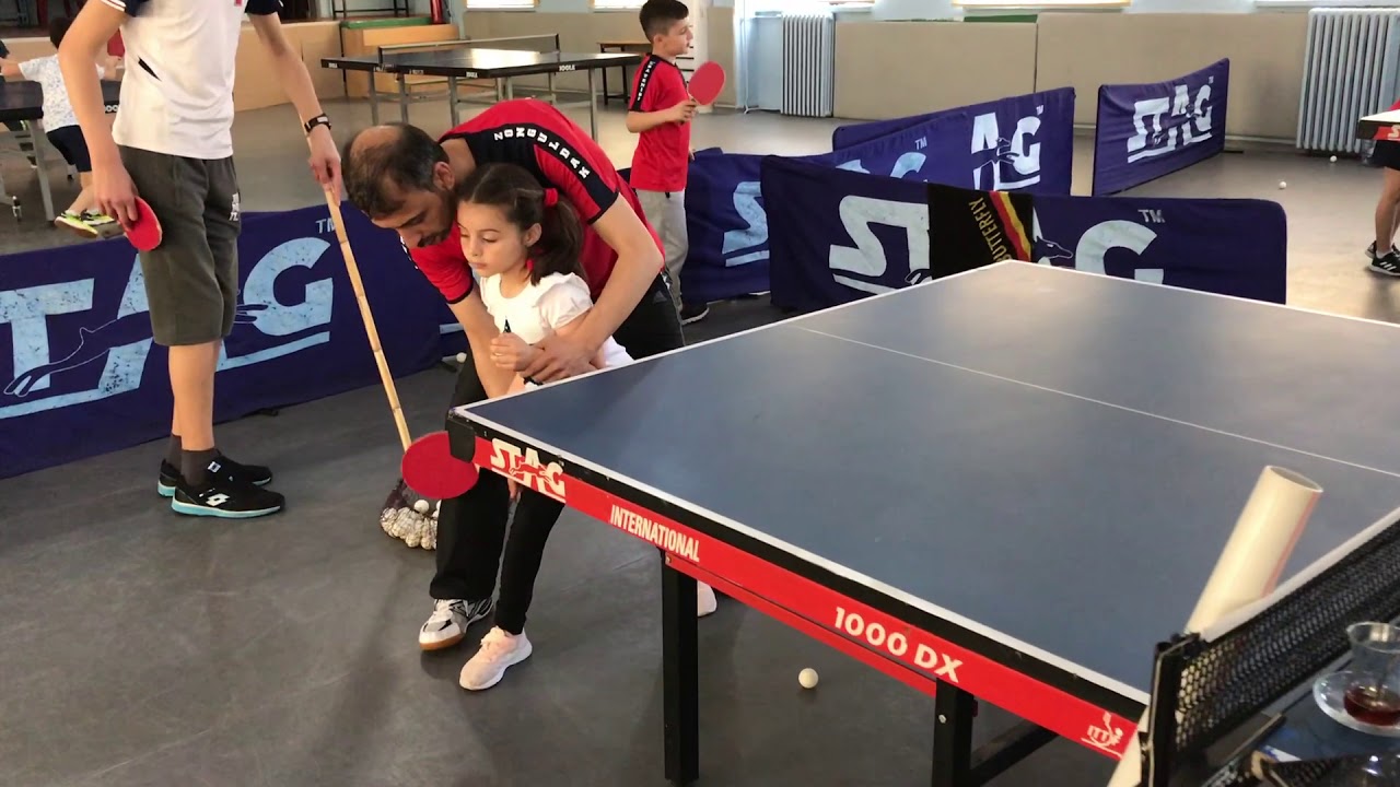 Masa Tenisi Yeni Baslayanlar Icin Top Spin Ogretimi Youtube