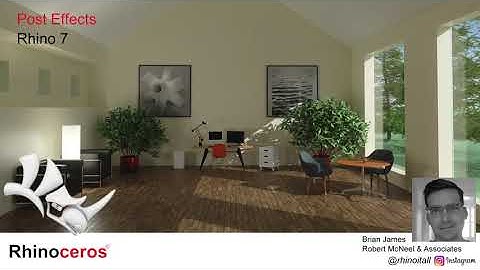 Rendering Post Effects in Rhino 7