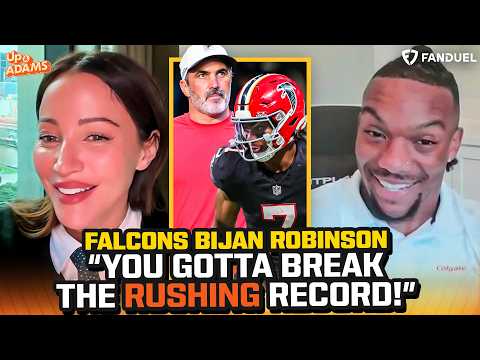 Falcons Bijan Robinson on Running Backs Winning MVP, Kevin Stefanski's Creativity, Tua Tagovailoa