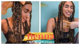 Henna Mask Application for HYDRATION routine