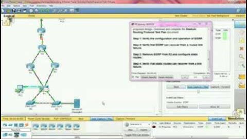 d4-724 Testing a Multi-Router Network with Redundant Links