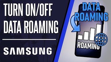 How to Turn ON or Turn OFF Data Roaming on Samsung Phone