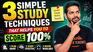 💯 3 Simple Study Techniques to Score 100% in Exams 🔥 | By Subbarao Sir
