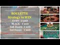 Roulette WIN Strategy Outside bets management system for ...