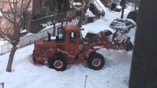 Stuck Snow Plow / Front End Loader
