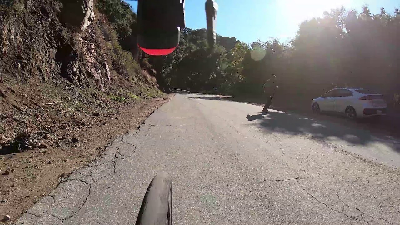Unexpected Dancer on San Dimas Canyon Road