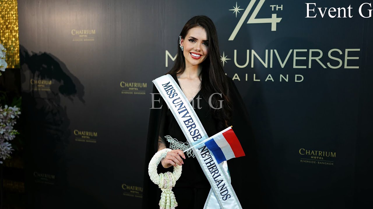 Nathalie Yasmin Mogbelzada Miss Universe Netherlands 2025 arrival Miss Universe 2025