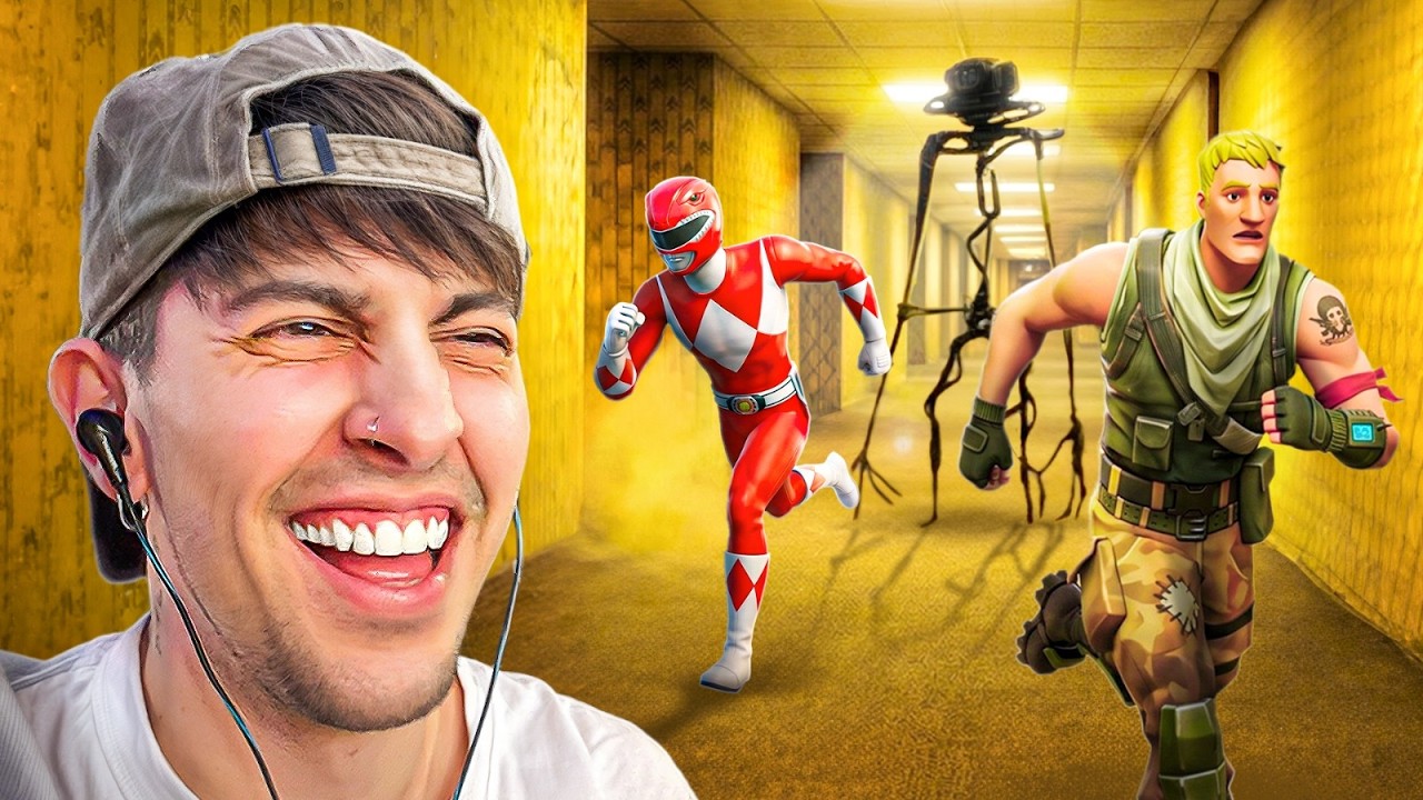 Escapando de las Backrooms pero en Fortnite