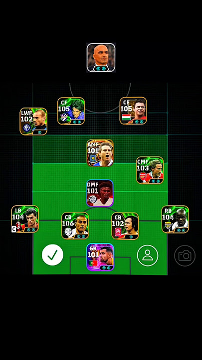 R. Martínez best long ball counter formation playstyle #efootball #efootball2025 #shortsvideo