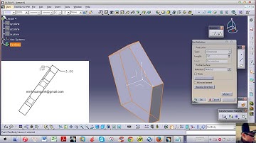 CATIA | Part Design & Sketcher Exercise | *B* LESSON 4