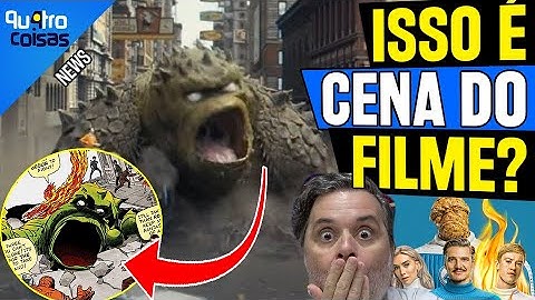 CENAS DE QUARTETO FANTÁSTICO CHOCAM A INTERNET! OS EFEITOS ESPECIAIS ESTÃO BIZARROS!