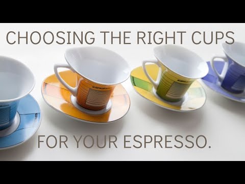 How to choose the right cups for your espresso.