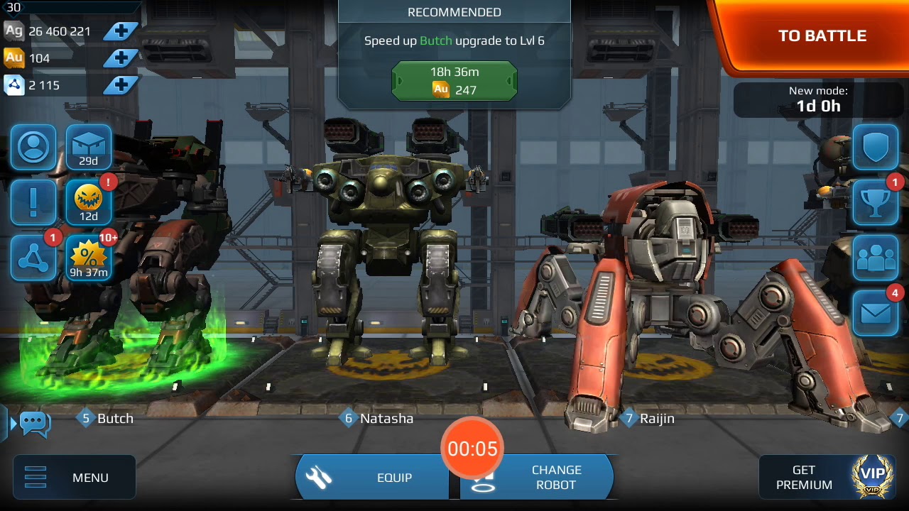 My all heavy robots