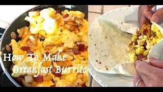 How to make breakfast burrito california style with new jersey’s
taylor ham. pork roll burrito. ***a quick break from hiking videos***
***hiking ...