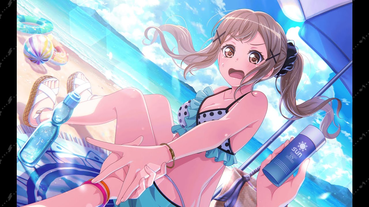 BanG Dream!バンドリ!ガールズバンドパーティ 市ヶ谷有咲 日差しは大敵