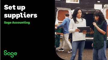 Sage Accounting (UK) - Create and manage suppliers