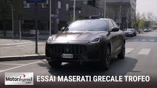 Essai Maserati Grecale Trofeo, chasseur de Macan