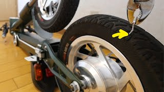【悲報】折りたためる原付パンクする。。（BLAZE SMART EV 長距離走行）