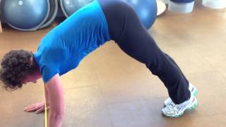 Shoulder Strength and Stability Inch Worm Exercise