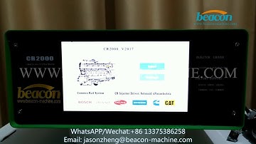 BOSCH CR2000 Electric and piezo common rail injector tester simulator injector testing