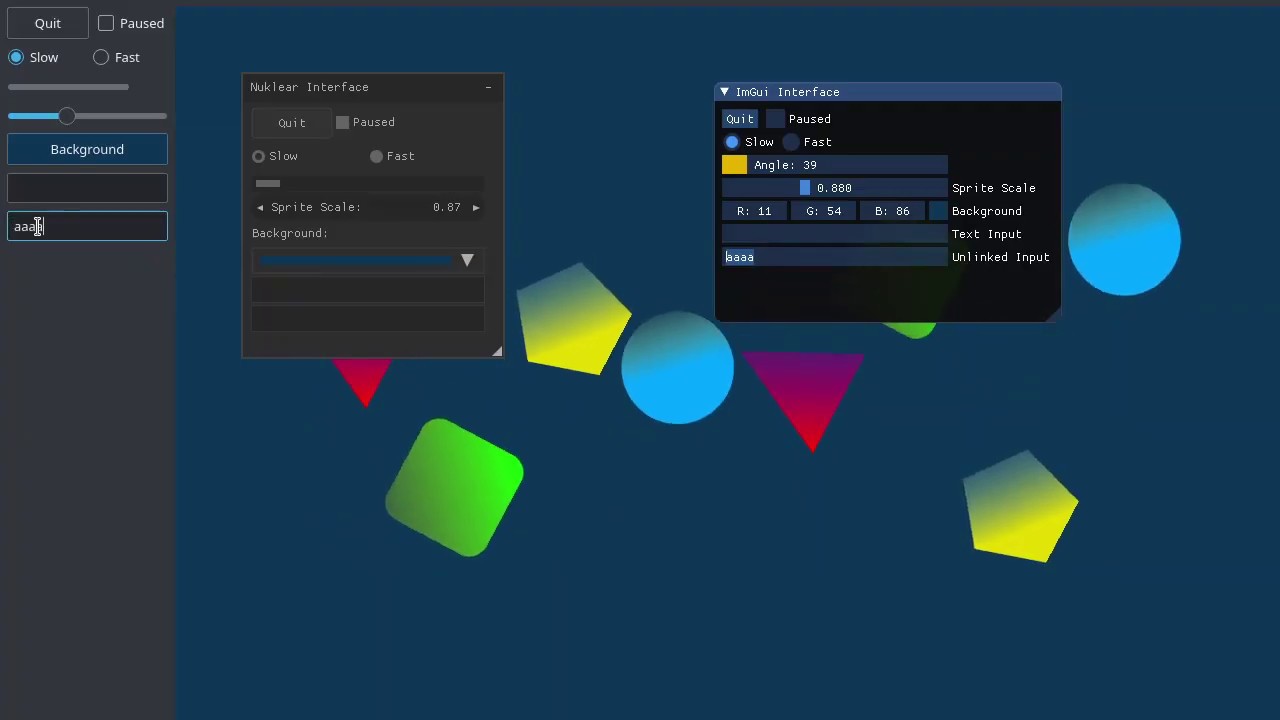 nCine as a custom Qt5 widget - YouTube