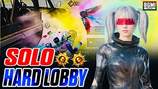 Solo Hard Lobby Be Conqueror | IPhone 16 | Solo Conqueror Lobby | BGMI Solo Hard Lobby Conqueror