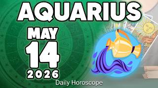 𝐀𝐪𝐮𝐚𝐫𝐢𝐮𝐬 ♒ BRUTAL NEWS 💥💌 DON’T TELL ANYONE🤐 Horoscope for today MAY 14 2026 🔮#horoscope #new #tarot
