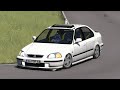 Assetto Corsa B16a2 Honda civic setting a time on Trento-bondone