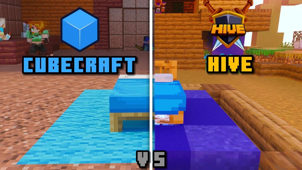 Cubecraft Bedwars Or The Hive Bedwars Which One Is Better Youtube
