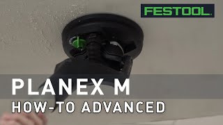 Application: Removing Textured Ceiling with the PLANEX LHS-2 M Drywall Sander