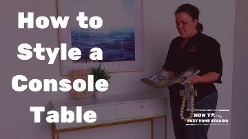 How to Style a Console Table (Entryway Table)