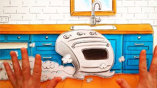 【Stopmotion】Kitchen Design Show① DIY