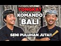 Ukiran detail banget seniman muda pengukir tongkat komando bali