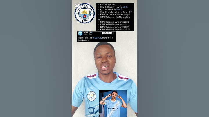 The breakdown on how Man City Signed Tijjani Reijnders from AC Milan #mrskimee #mancity #acmilan
