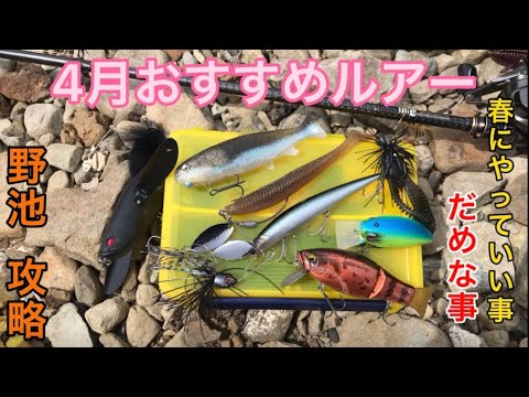 バス釣り 春のおすすめルアーや春のバスの動きなどやっていい事だめな事を解説 レイドジャパン ルアー満載 Youtube