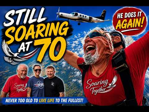 Still Soaring at 70, He Does It Again!