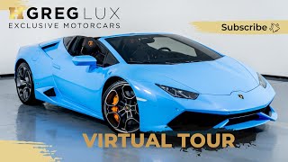 2016 LAMBORGHINI HURACAN LP 610-4 SPYDER - VIRTUAL TOUR