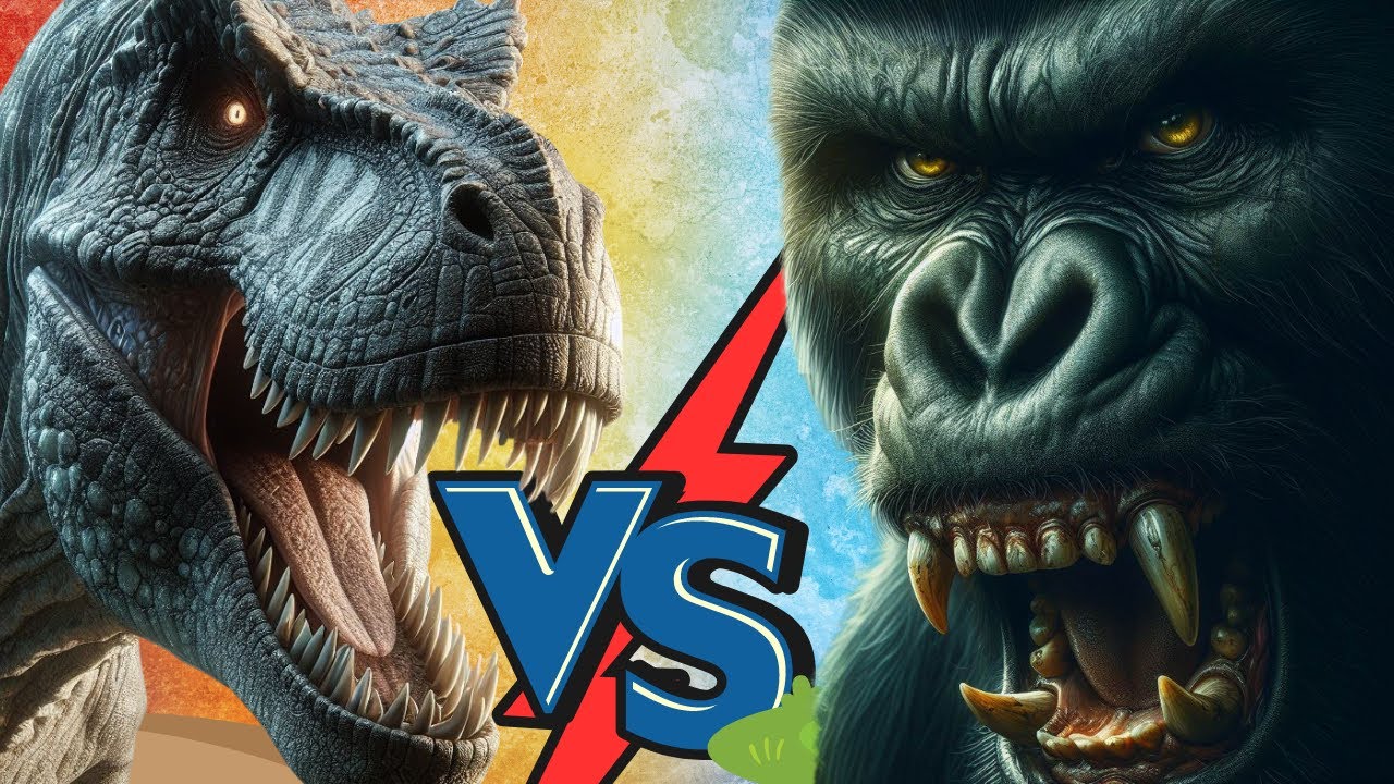 Gorila Vs T Rex 